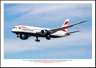 G-ZBJM - British Airways Boeing 787-8 Dreamliner (Msn 60631 Ln 769) - 01
