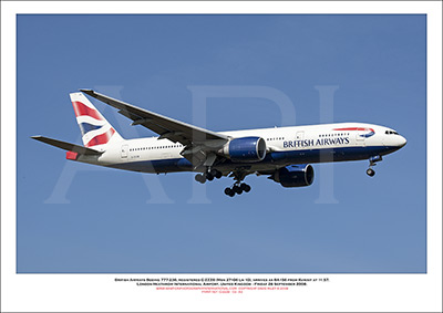 G-ZZZB - British Airways Boeing 777-236 (Msn 27106 ln 10) - 02