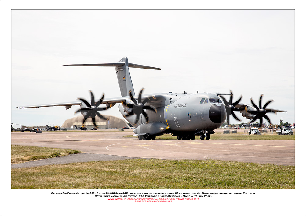 GERMAN-54+06 - German Air Force Airbus A400 (Msn 041) - 01