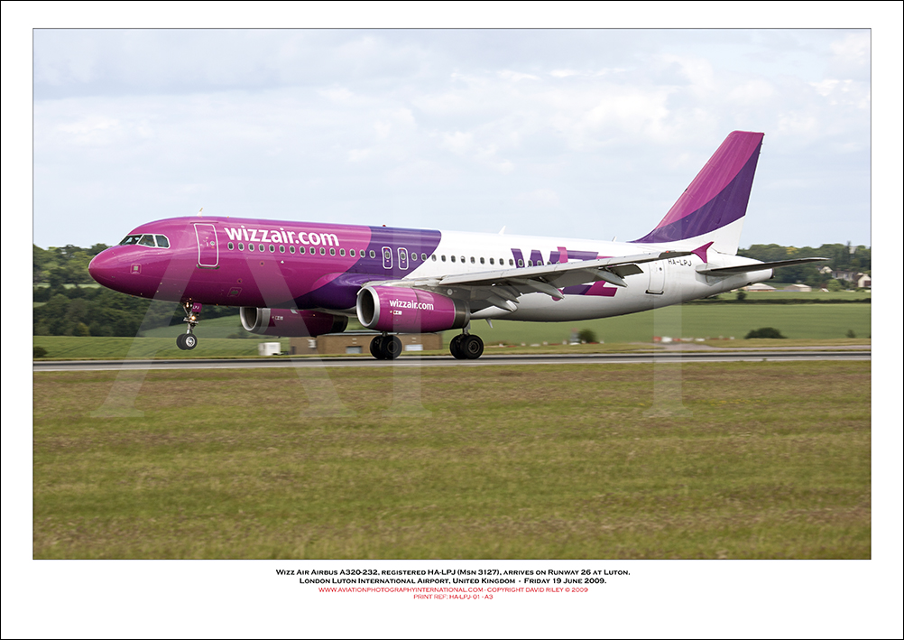 HA-LPJ - Wizz Air Airbus A320-232 (Msn 3127) - 01