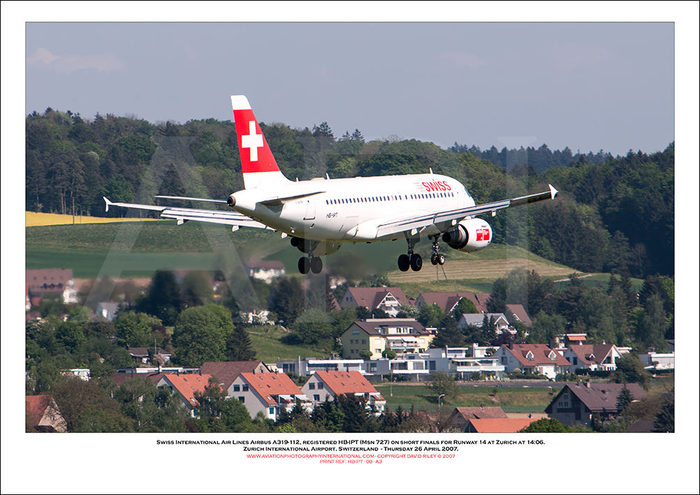 HB-IPT - Swiss International Air Lines Airbus A319-112  (Msn 727) - 08