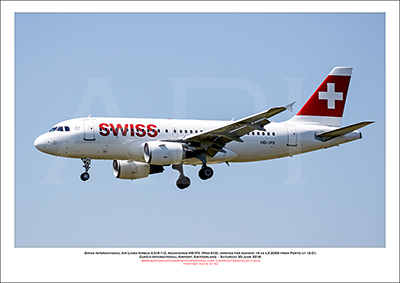 HB-IPX - Swiss International Air Lines Airbus A319-112  (Msn 612) - 01