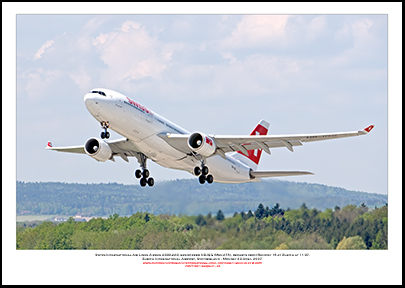 HB-IQG - Swiss International Air Lines Airbus A330-223  (Msn 275)- 01