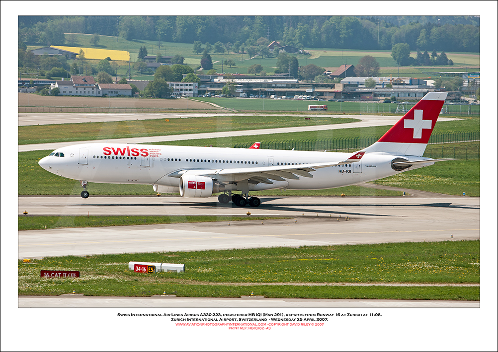 HB-IQI - Swiss International Air Lines Airbus A330-223  (Msn 366) - 02