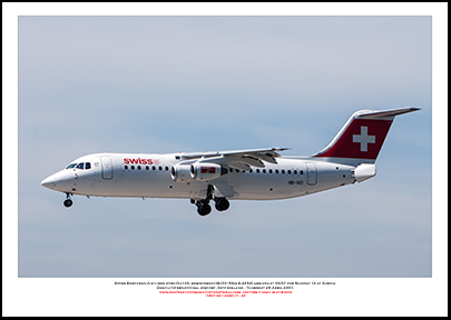 HB-IXO - Swiss European Air Lines Avro RJ100 (Msn E3284) - 01