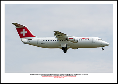 HB-IXS - Swiss European Air Lines Avro RJ100 (Msn E3280) - 01