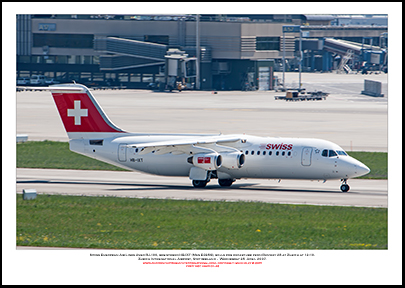 HB-IXT - Swiss European Air Lines Avro RJ100 (Msn E3259) - 01