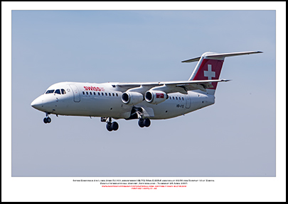HB-IYQ - Swiss European Air Lines Avro RJ100 (Msn E3384) - 01