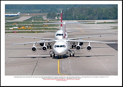 HB-IYQ - Swiss European Air Lines Avro RJ100 (Msn E3384) - 04