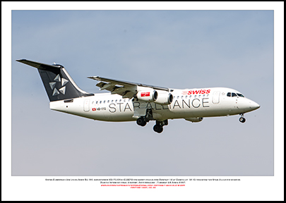 HB-IYU - Swiss European Air Lines Avro RJ100 (Msn E3379) - 02