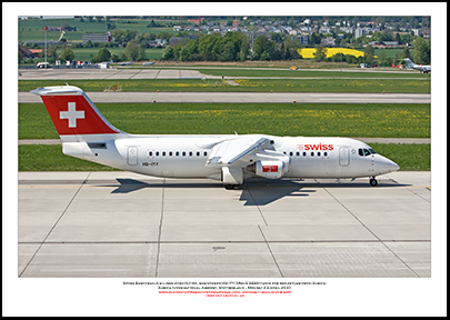 HB-IYY - Swiss European Air Lines Avro RJ100 (Msn E-3339)- 01