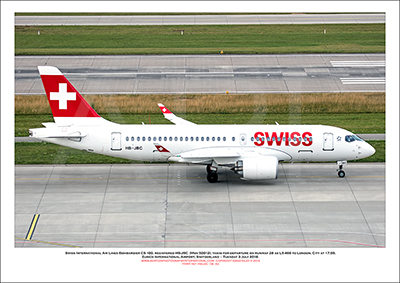 HB-JBC - Swiss International Air Lines  Bombardier CS100 (Msn 50012) - 06