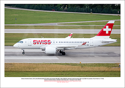 HB-JBG - Swiss International Air Lines  Bombardier CS100 (Msn 50016) - 05
