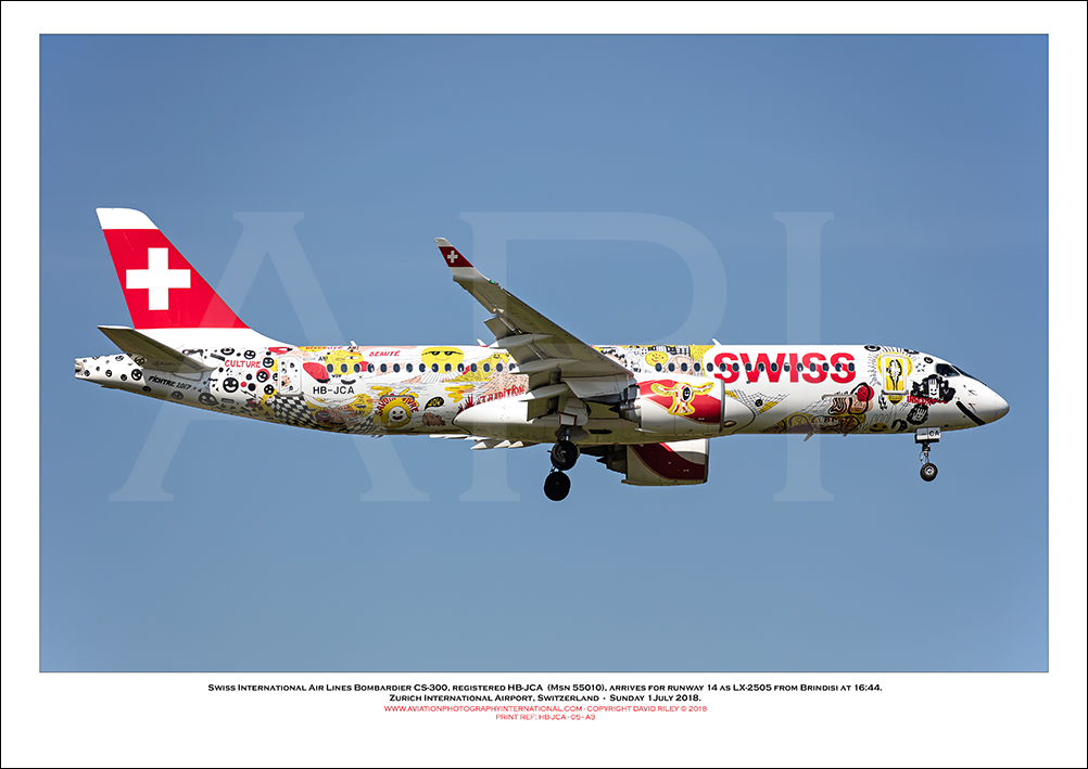 HB-JCA - Swiss International Air Lines  Bombardier CS-300 (Msn 55010) - 05