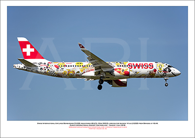 HB-JCA - Swiss International Air Lines  Bombardier CS-300 (Msn 55010) - 05
