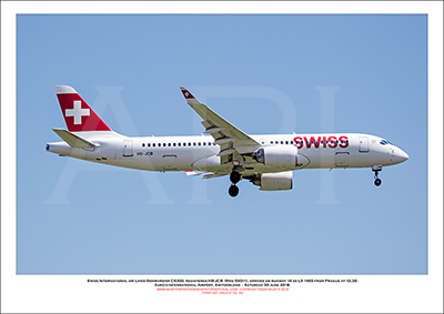 HB-JCB - Swiss International Air Lines  Bombardier CS-300 (Msn 55011) - 02