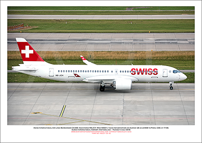 HB-JCH - Swiss International Air Lines  Bombardier CS-300 (Msn 55021) - 05