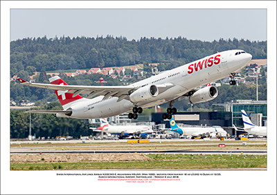 HB-JHA - Swiss International Air Lines Airbus A330-343 E  (Msn 1000) - 01