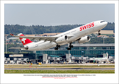HB-JHD - Swiss International Air Lines Airbus A330-343 E  (Msn 1029) - 01