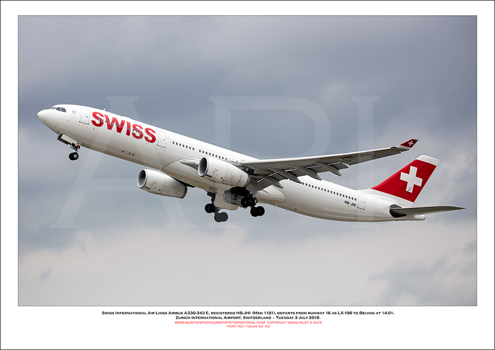 HB-JHI - Swiss International Air Lines Airbus A330-343 E  (Msn 1181) - 03