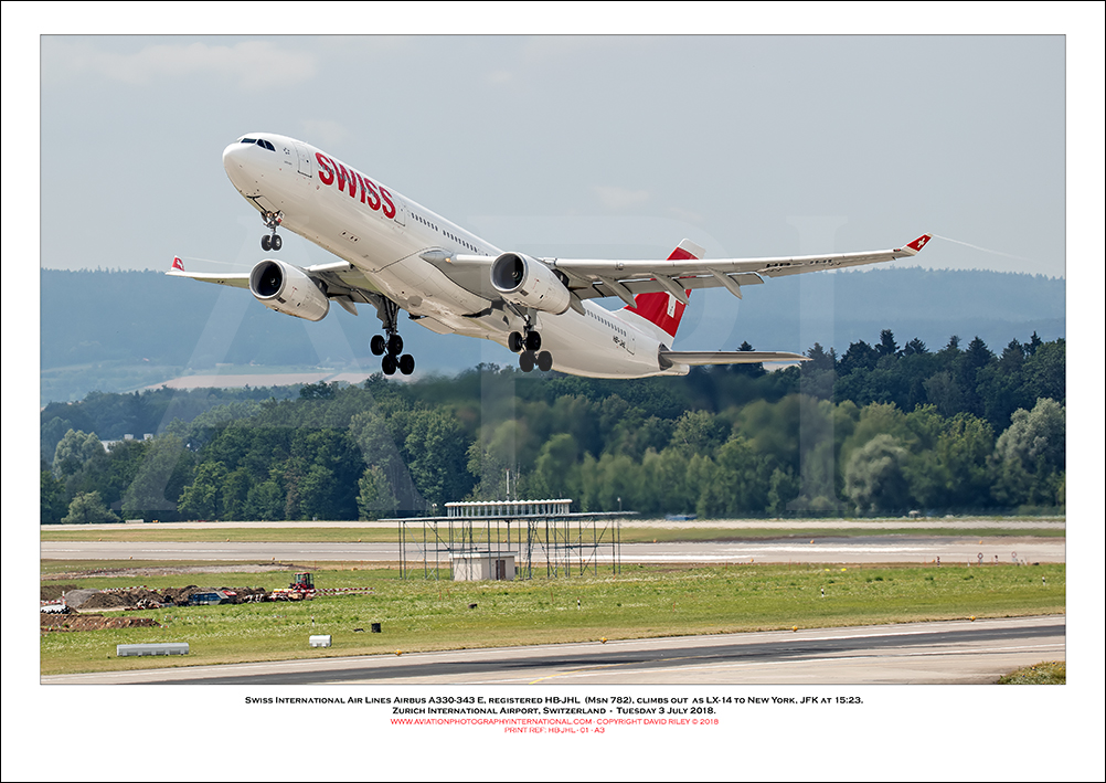 HB-JHL - Swiss International Air Lines Airbus A330-343 E  (Msn 1290) - 01