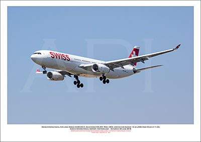 HB-JHN - Swiss International Air Lines Airbus A330-343 E  (Msn 1403) - 01