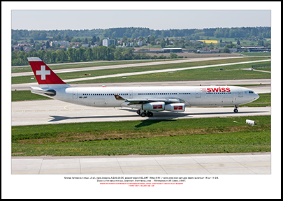 HB-JMF - Swiss International Air Lines Airbus A340-313X (Msn 561) - 09