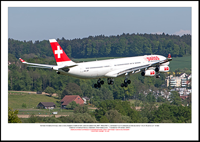 HB-JMF - Swiss International Air Lines Airbus A340-313X (Msn 561) - 12