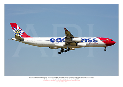 HB-JMG- Edelweiss Air Airbus A340-313 X  (Msn 562) - 02