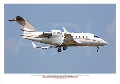 HB-JRG - Air X Charter Bombardier Challenger 604 (Msn 5659) - 01