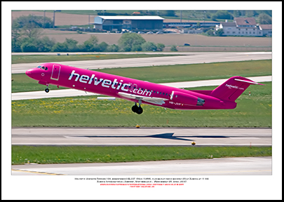 HB-JVF - Helvetic Airways Fokker 100  (Msn 11466) - 05