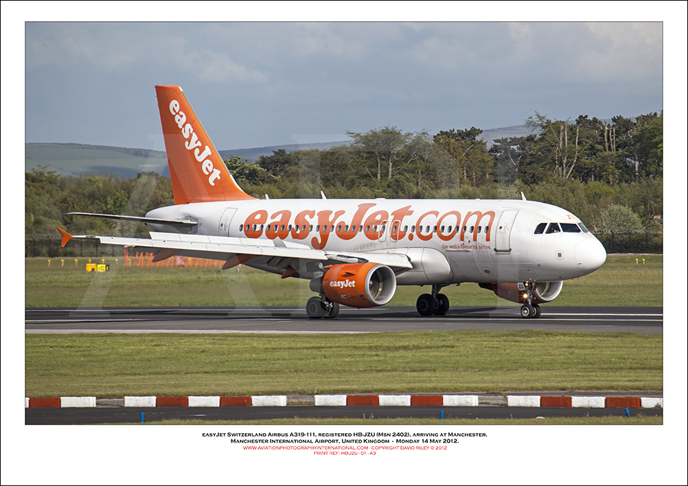 HB-JZU - easyJet Airbus A319-111 (Msn 2402 ) - 01