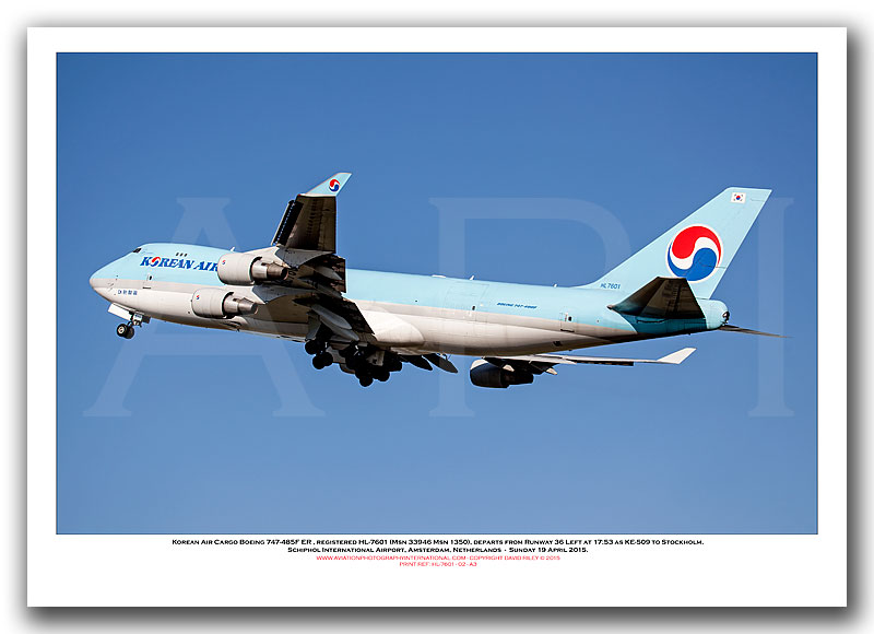 HL7601 - Korean Air Cargo Boeing 747-485F ER (Msn 33946 Msn 1350) - 02