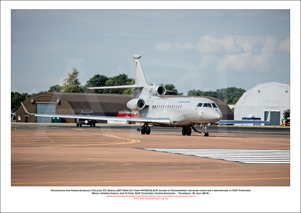 HUINGARY-607 - Hungarian Air Force Dassault Falcon 7X  (Msn 21) - 03