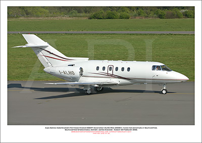 I-ALHO - Alba Servizi Aerotrasporti Raytheon Hawker 800XP  (Msn 258561) - 01