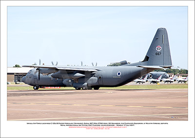 ISRAELIAF-667 - Israeli Air Force Lockheed C130J-30 Super Hercules ( Shimshon) (Msn 5794) - 03