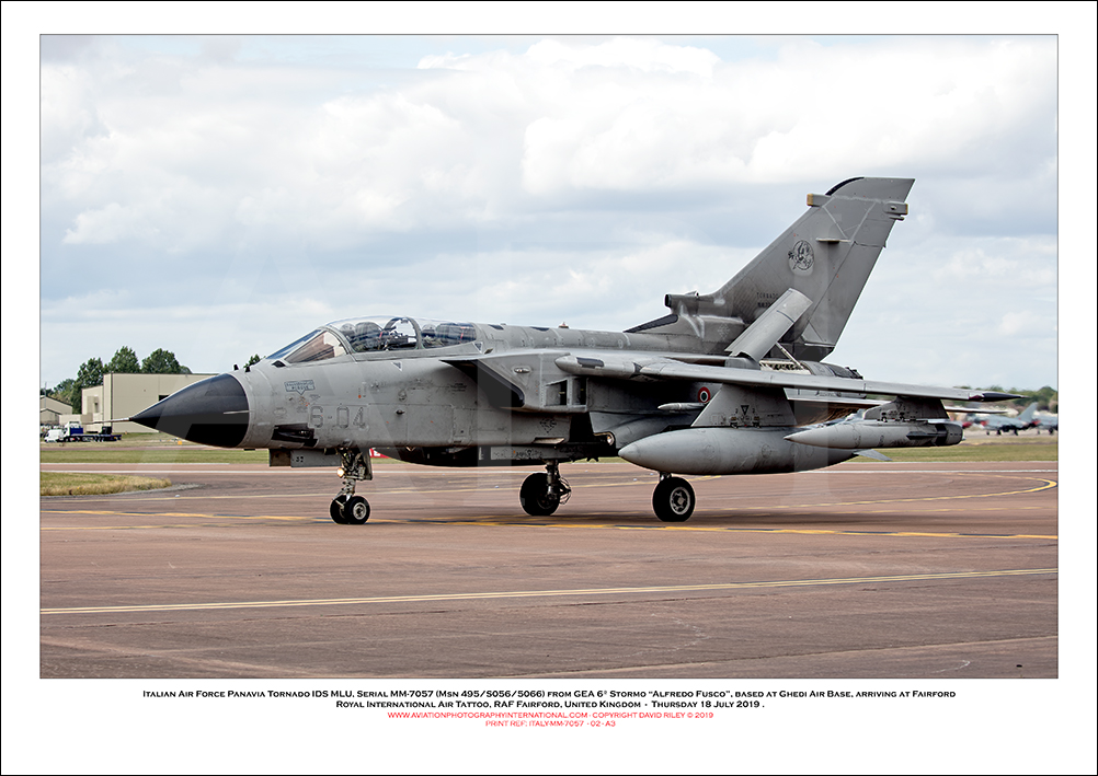 ITALY-MM-7057 -Italian Air Force Panavia Tornado IDS MLU (Msn 495/S056/5066) - 02