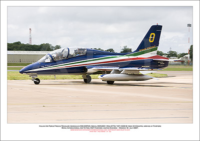 ITALY-MM54551 - Italian Air Force Frecce Tricolori Aermacchi MB-339PAN (Msn 6772/167/AD018) - 01