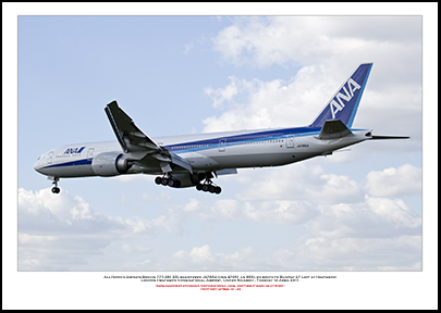 JA785A- All Nippon Airways Boeing 777-381 ER  (Msn 37951 Ln 855) - 01