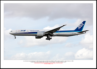 JA786A- All Nippon Airways Boeing 777-381 ER  (Msn 37948 Ln 866) - 01