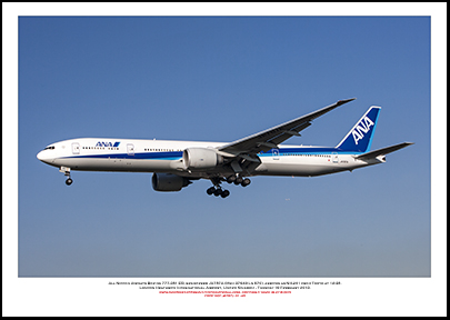 JA787A- All Nippon Airways Boeing 777-381 ER  (Msn 37949 Ln 870) - 02
