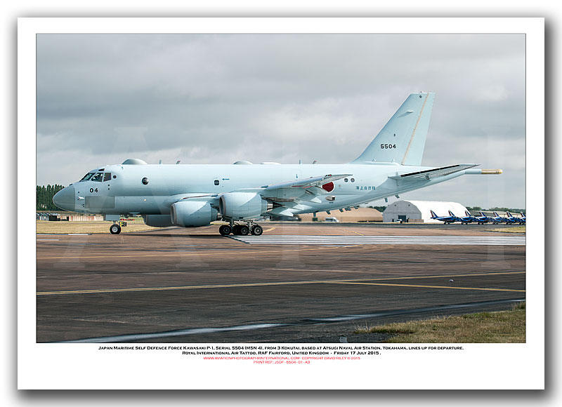5504  -Japan Maritime Self Defence Force Kawasaki P-1 (Msn 4) - 01