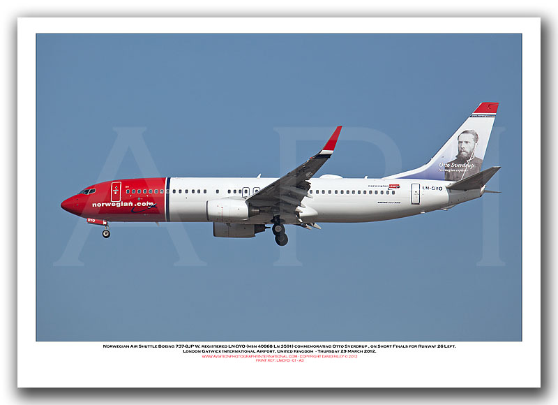 LN-DYO - Norwegian Air Shuttle Boeing 737-8JP WL (Msn 40868 Ln 3591) - 01