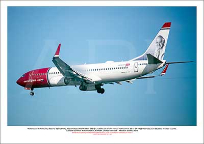 LN-DYW - Norwegian Air Shuttle Boeing 737-8JP WL (Msn 39010 Ln 3871) - 01