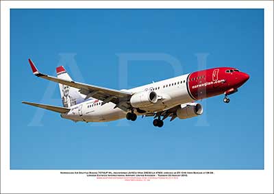 LN-NGU- Norwegian Air Shuttle Boeing 737-8JP WL (Msn 39030 Ln 4785) - 01