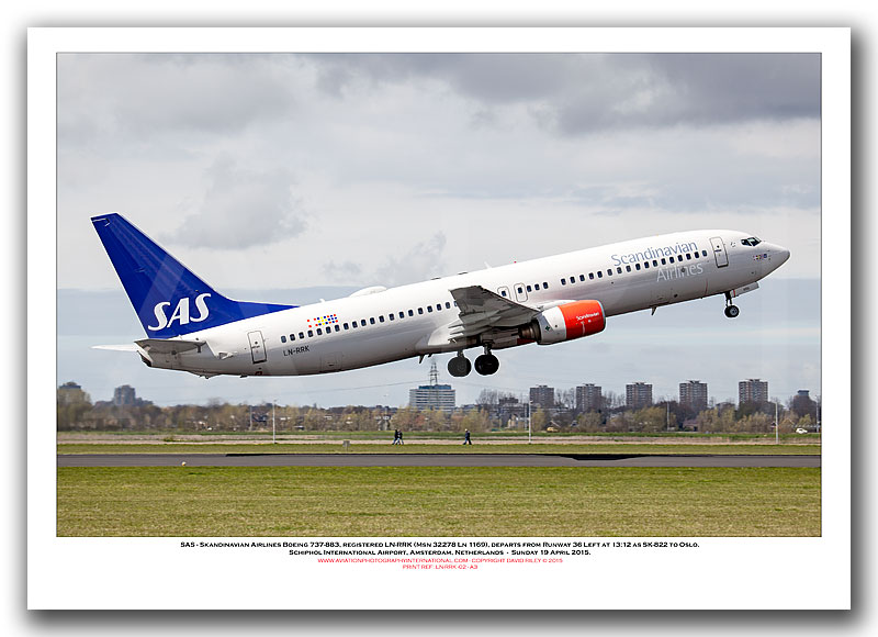 LN-RRK - SAS Skandinavian Airlines Boeing 737-883 WL (Msn 32278 Ln 1169) - 02