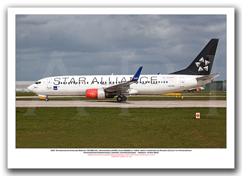 LN-RRL - SAS Skandinavian Airlines Boeing 737-883 WL (Msn 28328 Ln 1424) - 01