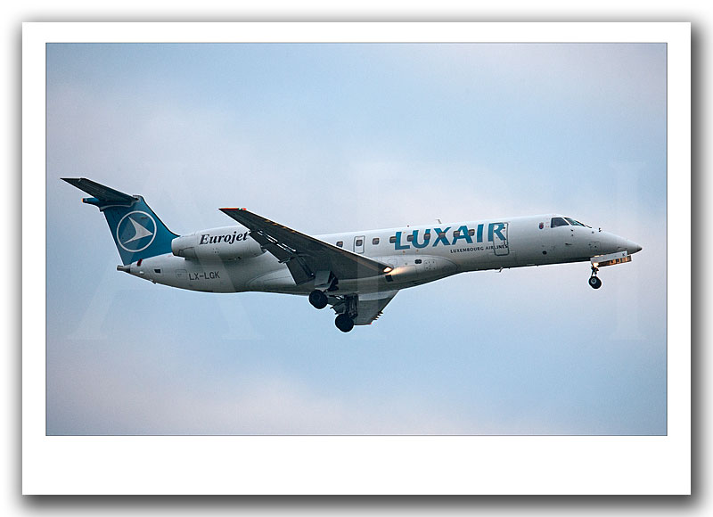 LX-LGK - Luxair Emrbaer ERJ-135LR  (Msn 145-886) - 01