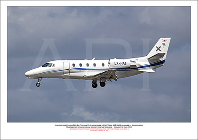 LX-NAT - LuxAviation Cessna 560 XL Citation XLS (Msn 560-5564) - 01