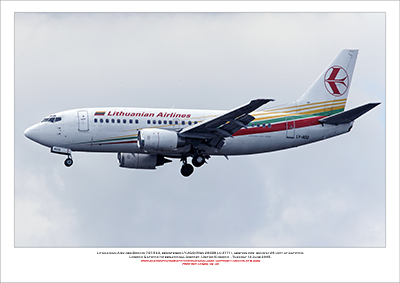 LY-AGQ -  Lithuanian Airlines Boeing 737-524  (Msn 26339 Ln 2771) - 02